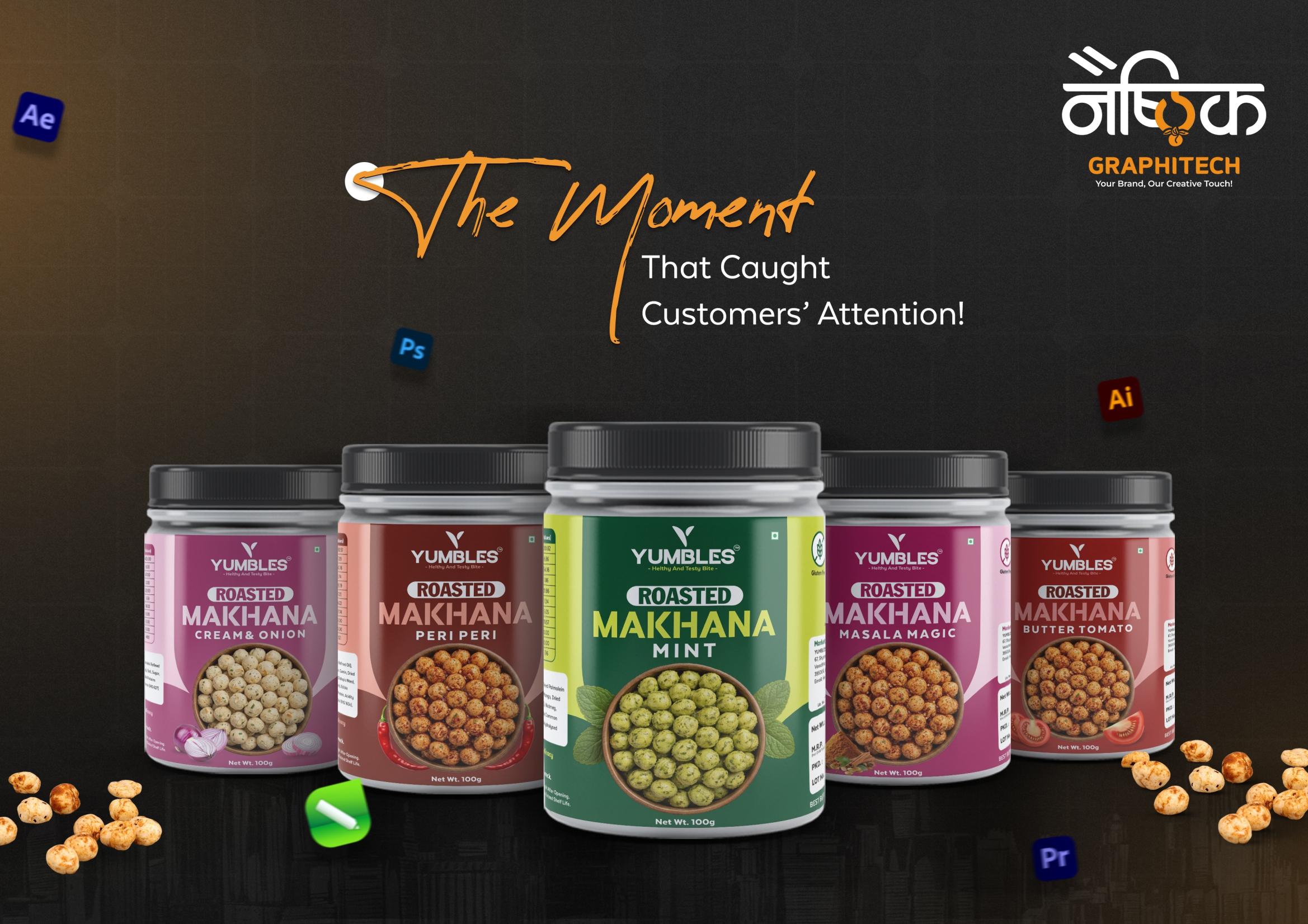 Yumbles Roasted Makhana Gourmet Series